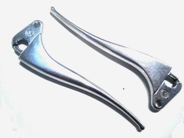 Handlebar levers (pair) old type for Vespa 1958 and after