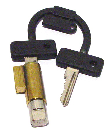 Κλειδαριά τιμονιού ZADI (6mm) για Vespa 50 R, 125 ET3 μετά 44966,  P80-200E, PX80-200E, μήκους 38 mm,πάχος πίσω μέρους 8 mm, πάχος επάνω ορθογώνιου τμήματος 6 mm