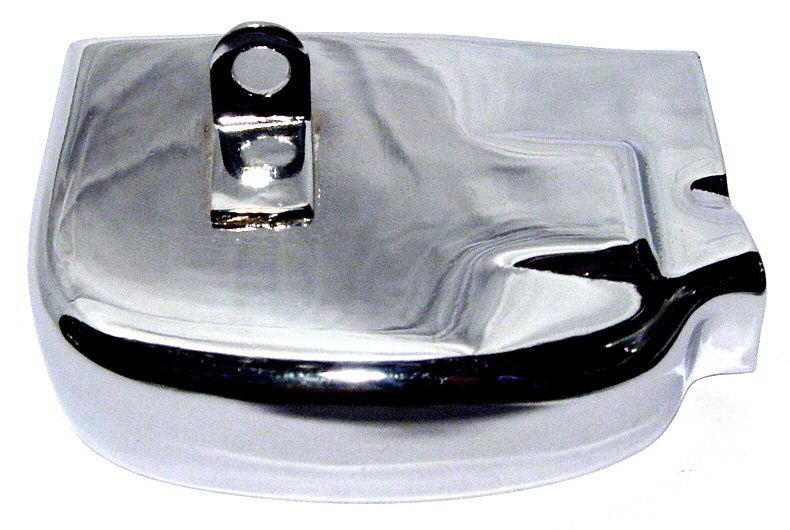 Gear selector cover Vespa Px stainless steel polished