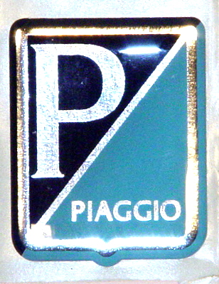 Σήμα τετράγωνο (classic style) μουτσούνας αυτοκόλλητο  Piaggio old models