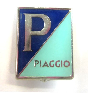 Emblem PIAGGIO 36 X 47 for Vespa 1951-1956 , enameled, witout clamps.