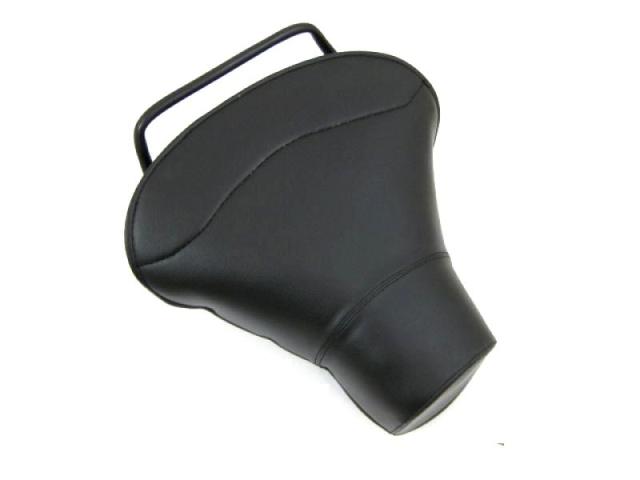 Front single seat black (Aquila type) and holder for Vespa from 1958 TO 2006 (not small frame)