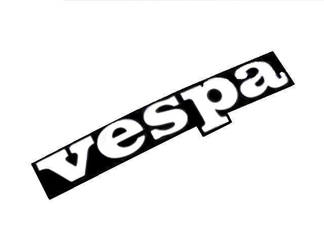 Σήμα ποδιάς πλαστικό  "VESPA" για Vespa PK, PX Arco από 1984-1997