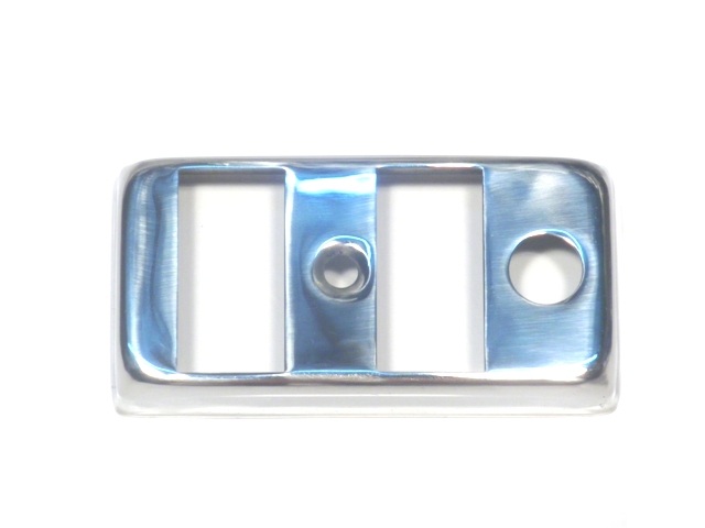 Stainless steel cover for light switch for Vespa Px after 1984.