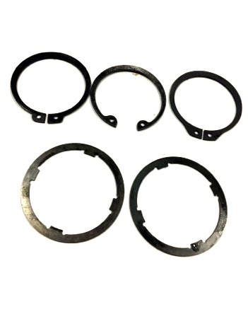 Gearbox shims and circlips set for Vespa 50s, PK 50-125, Vespa Px after 1985, Cosa, T5