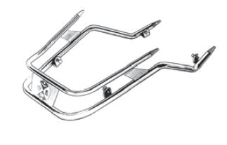 Front bumber double pipe chromed for Vespa PE-PX-LML