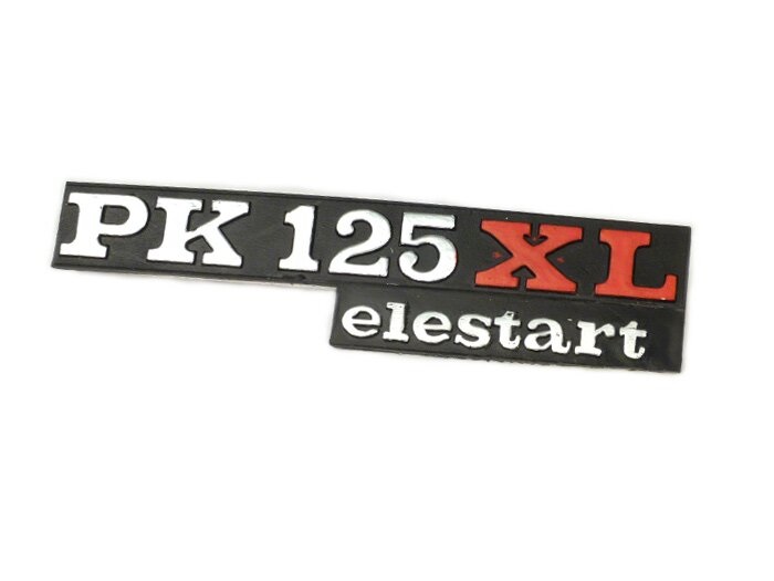 Sidepanel- door emblem for Vespa PK125XL elestart