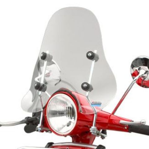 Small windscreen transparent for Vespa PX-ARC incudes fittings (7km more top speed!!!!)