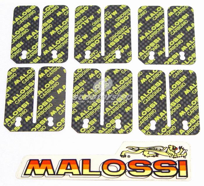 Reed valve petals karbonit Malossi for Aprilia - Derbi - Gilera - Italjet - Malaguti - MBK - Piaggio - Suzuki - Yamaha