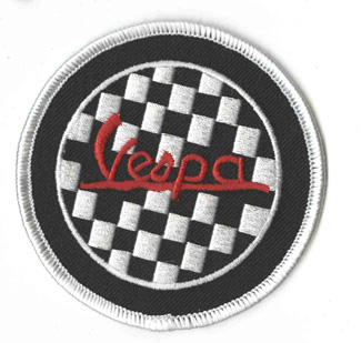 Patch Vespa checkered
