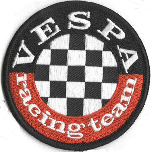 Ραφτό σήμα Vespa Racing Team. Ιδανικό για δώρο !!!